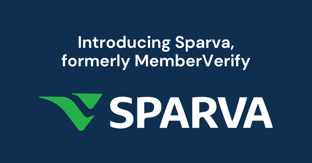 Introducing Sparva, formerly MemberVerify